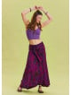 Gipe Waist Tied Wine Bohemian Skirt 4499